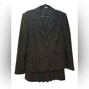 Kasper Black Blazer Suit Jacket 2Pcs